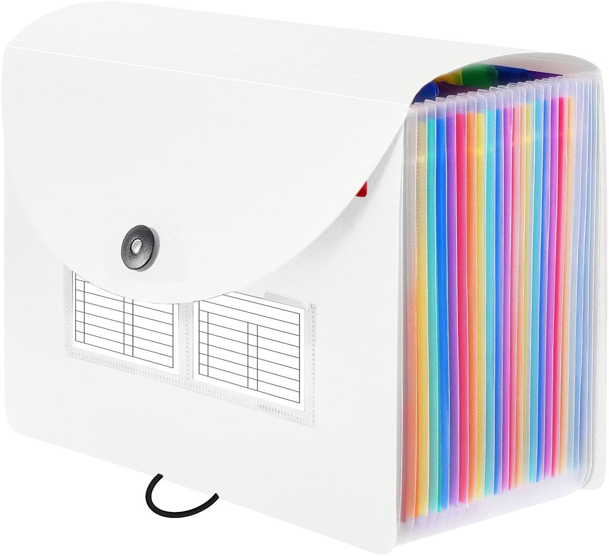 Sooez 24 Pockets Expanding File Folder, Accordion File Organizer, Letter/A4
