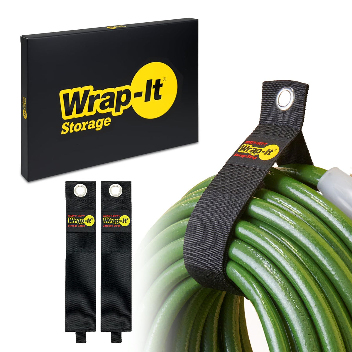 Heavy-Duty Wrap-It Storage Straps - Assorted 6-Pack