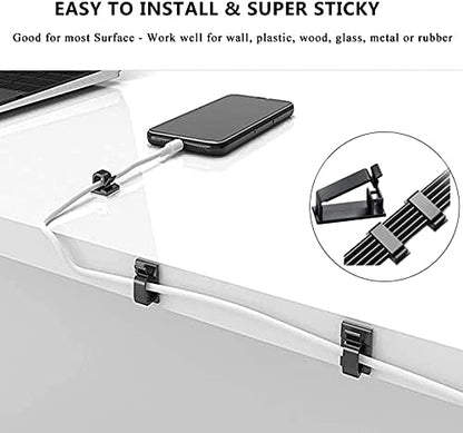 Cord Management Organizer Kit 4 Cable Sleeve split 192PCS Cable Management