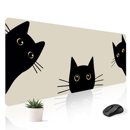 Cute Desk Mat for Keyboard Desktop Extra Large Mouse Pad, Castle