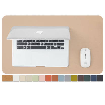 Cork Desk Mat - Dual-Sided Desk Pad for Office and Home - Desk Organization and Accessories - Ideal for Large Mouse Pad and Desk Mats on Top of Desks(Dark Green,90cmx 43cm)