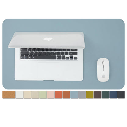 Cork Desk Mat - Dual-Sided Desk Pad for Office and Home - Desk Organization and Accessories - Ideal for Large Mouse Pad and Desk Mats on Top of Desks(Dark Green,90cmx 43cm)