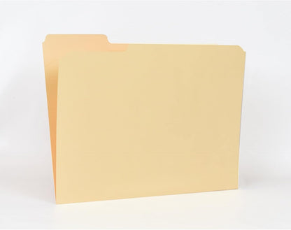 Pendaflex Reinforced-Top File Folders, Letter Size, Manila, 1/3 Cut, 100/BX (R752 1/3)
