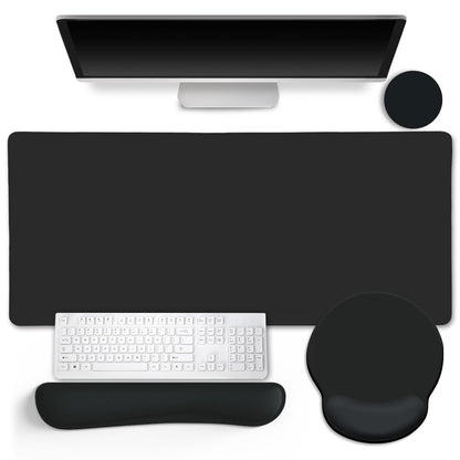 LIMKRIAN Goth Skull Mouse Pad Set Large Desk Mat for Desktop Decor