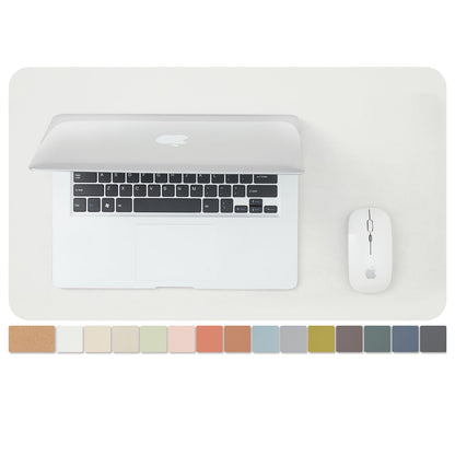 Cork Desk Mat - Dual-Sided Desk Pad for Office and Home - Desk Organization and Accessories - Ideal for Large Mouse Pad and Desk Mats on Top of Desks(Dark Green,90cmx 43cm)