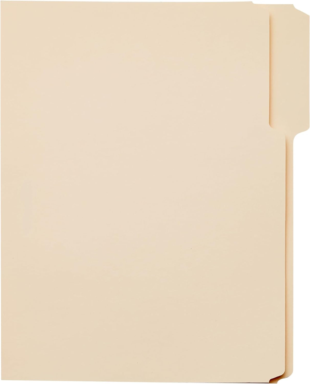 Amazon Basics Sturdy File Folders with Reinforced Tabs for Filing and Organization, 1/3-Cut Tab, Assorted Positions, Letter Size, 8.5x11 inches, Manila, 100-Pack