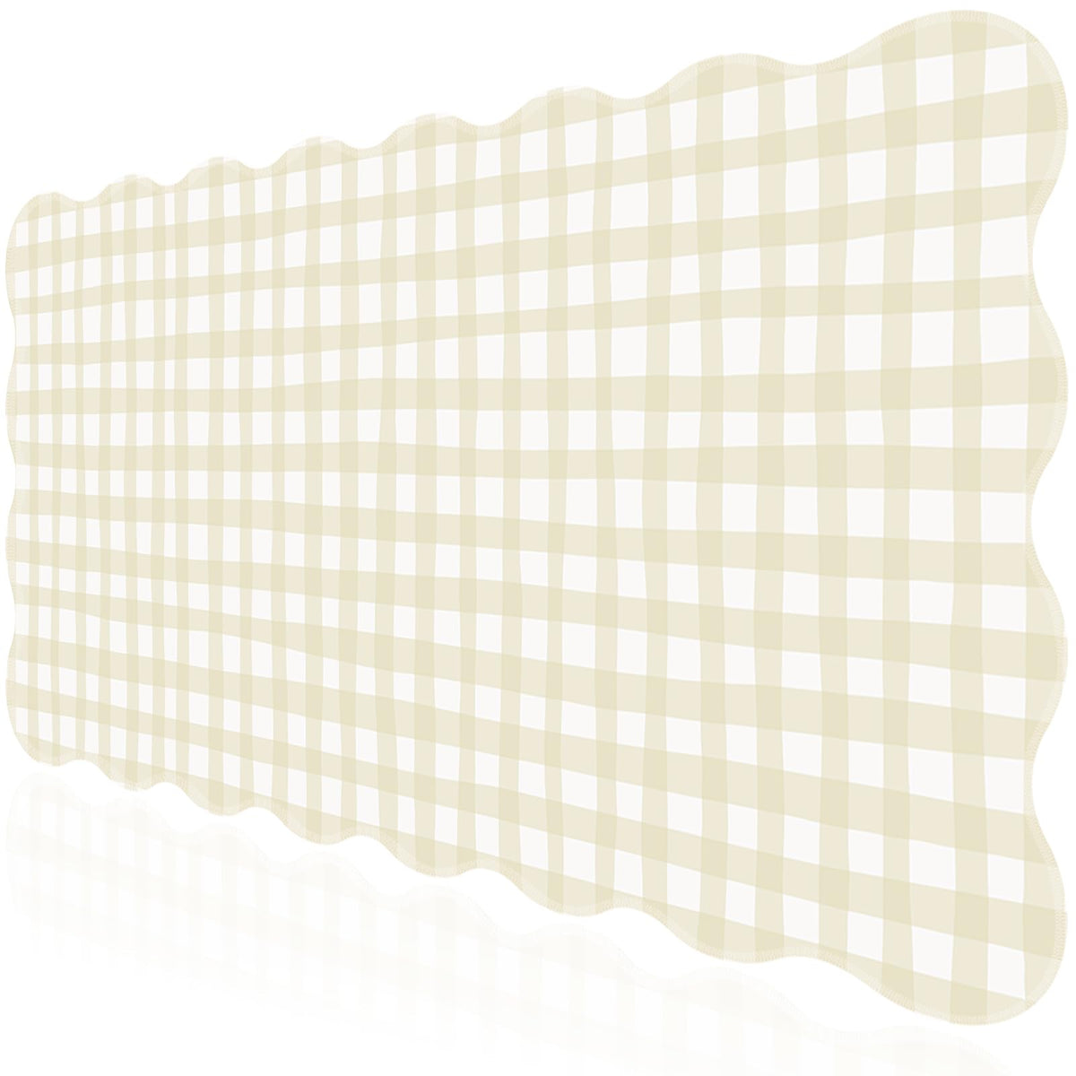 L-SPOUTTO Pink Mouse Pad,Geometric Desk Mat XXL Large Scalloped Gaming Mousepad,35.4x15.7in Non-Slip Rubber Base Keyboard Pad Waterproof Desktop Mat for Laptop Computer Game Home Office-Checkered