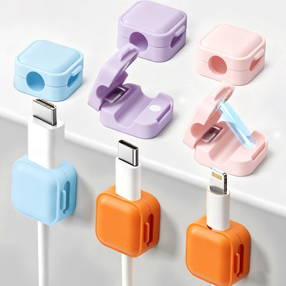 Art3d 8-Pack Magnetic Cable Clips, Cord Organizer, Office Cable Management