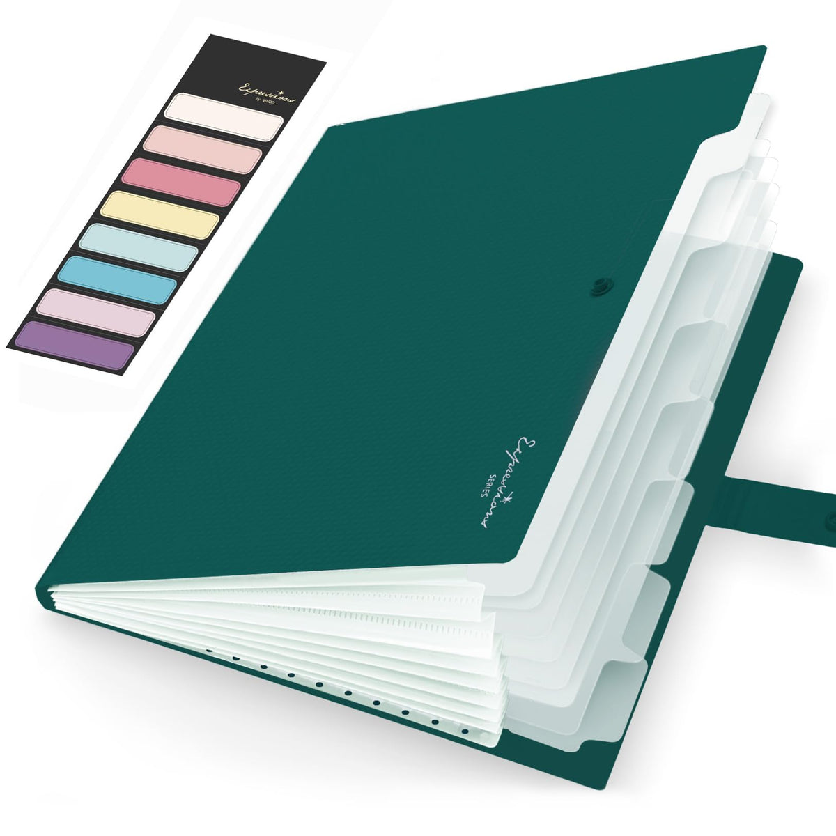 Sooez Accordion File Organizer, Expanding File Folder with Label, 5 Pocket