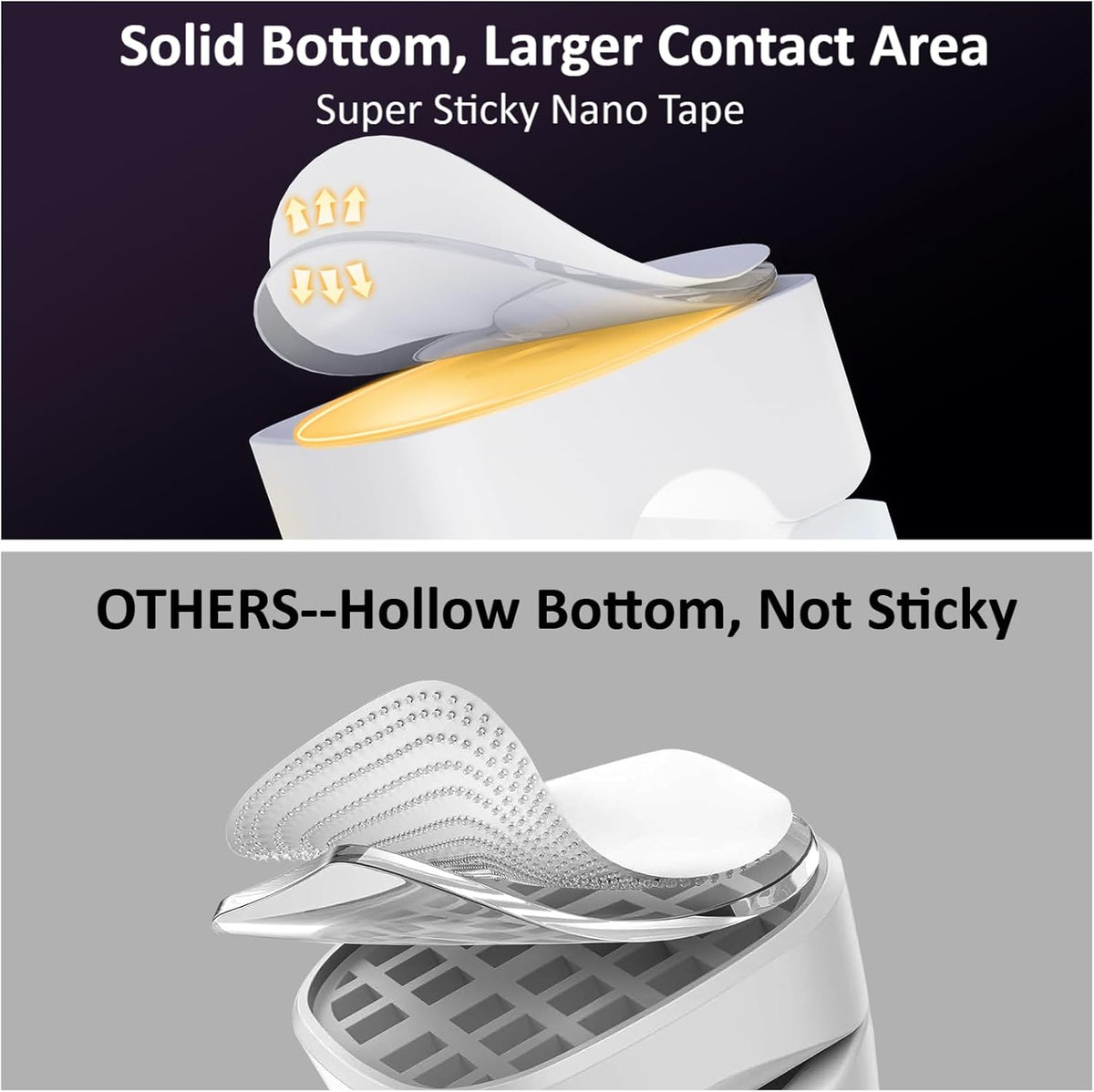 Daisyhome Rotatable Cord Organizer, Strong Adhesive Spring Cable Clips