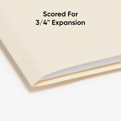 Smead File Folders Letter Sized, 1/3-Cut Tab, Assorted Positions, Letter Size Manila Folders, 100 Per Box (10330)