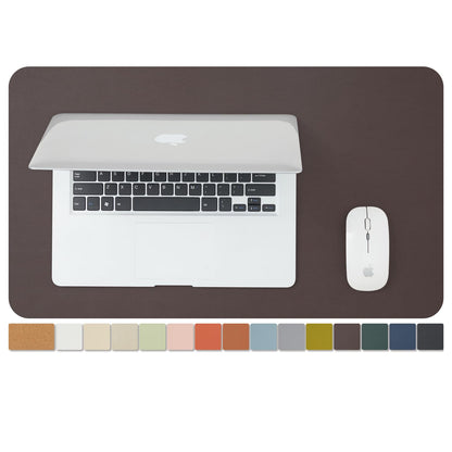 Cork Desk Mat - Dual-Sided Desk Pad for Office and Home - Desk Organization and Accessories - Ideal for Large Mouse Pad and Desk Mats on Top of Desks(Dark Green,90cmx 43cm)