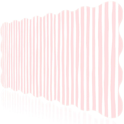L-SPOUTTO Pink Mouse Pad,Geometric Desk Mat XXL Large Scalloped Gaming Mousepad,35.4x15.7in Non-Slip Rubber Base Keyboard Pad Waterproof Desktop Mat for Laptop Computer Game Home Office-Checkered