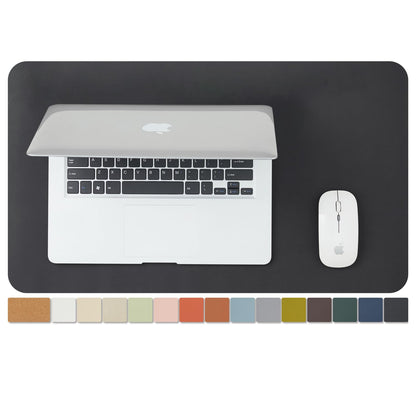 Cork Desk Mat - Dual-Sided Desk Pad for Office and Home - Desk Organization and Accessories - Ideal for Large Mouse Pad and Desk Mats on Top of Desks(Dark Green,90cmx 43cm)