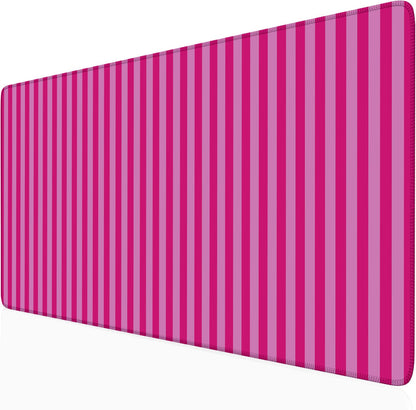 Beige Striped Desk Mat Cute Pastel XXL Large Gaming Mouse Pad Desk Pad Kawaii Aesthetic Home Office Decor Cozy Keyboard Laptop Computer Mat