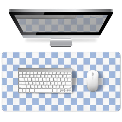 Green Striped Desk Mat Large Mouse Pad Cute Desk Pad Keyboard Computer Mat