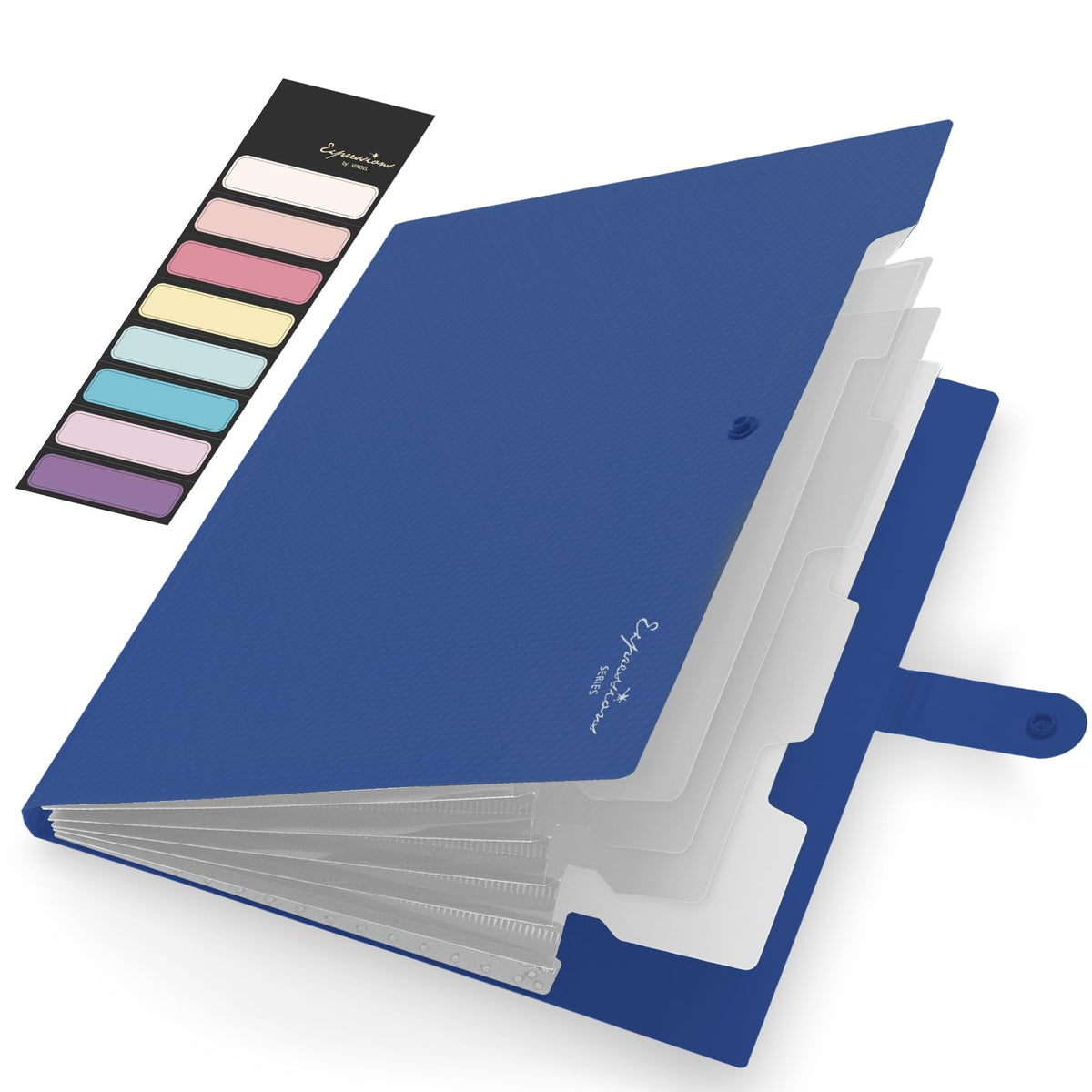 Sooez Accordion File Organizer, Expanding File Folder with Label, 5 Pocket