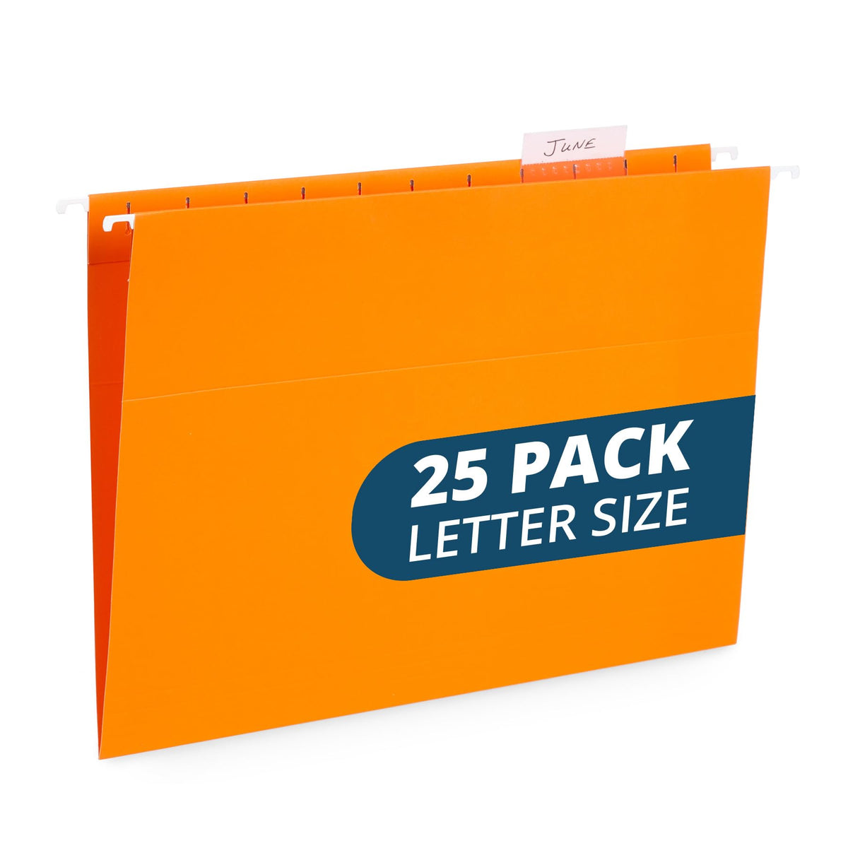 Blue Summit Supplies 25 Hanging File Folders, Letter Size, Black