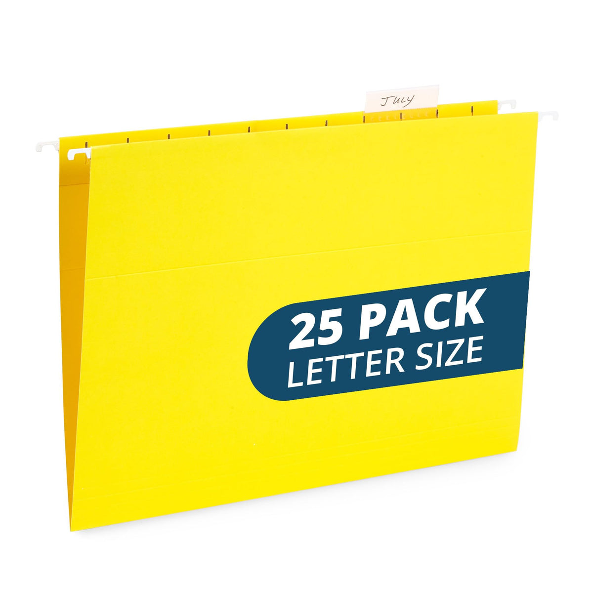 Blue Summit Supplies 25 Hanging File Folders, Letter Size, Black