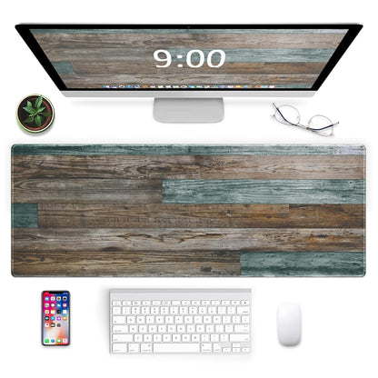 Galdas Mouse Pad For Gaming,Forest Background Pattern XXL XL Large Mouse Mat Long Extended MousePad Desk Mat Non-Slip Rubber Mice Pads Stitched Edges Thin (31.5 x 11.8 x 0.12 Inches) Tree