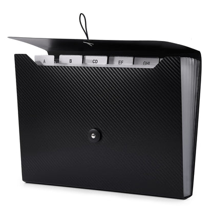 Cesil 13 Pockets Accordian File Organizer with Tabs Expanding File Folders