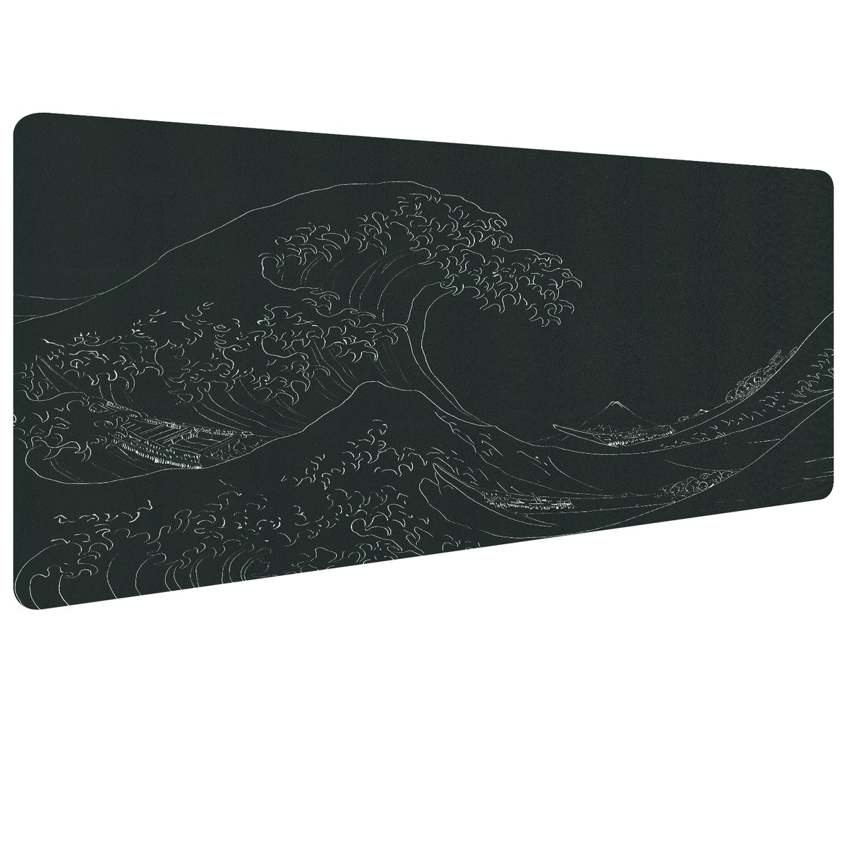 Bloss Blue Leather Desk Mat Protector,Leather Mouse Pad,Laptop Protector Desks Mat,Office Desks Mats,Keyboard Desks Mats,Computer Mat,Dual-Side Waterproof Desk Writing Pad for Office/Home.23.6"x 13.8"
