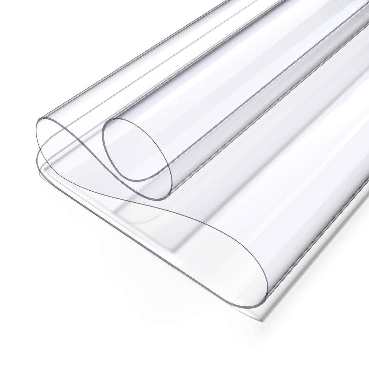 Oterri Clear Writing Desk Pad, 23.6’’x13.7” Heat Resistant Waterproof PVC Round Edge Durable Desk Protect Mat, Anti-Static Writing Mat Table Protector