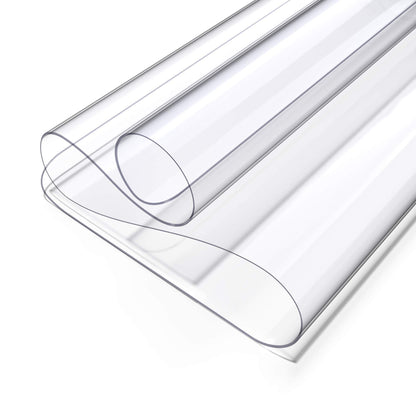 Oterri Clear Writing Desk Pad, 23.6’’x13.7” Heat Resistant Waterproof PVC Round Edge Durable Desk Protect Mat, Anti-Static Writing Mat Table Protector