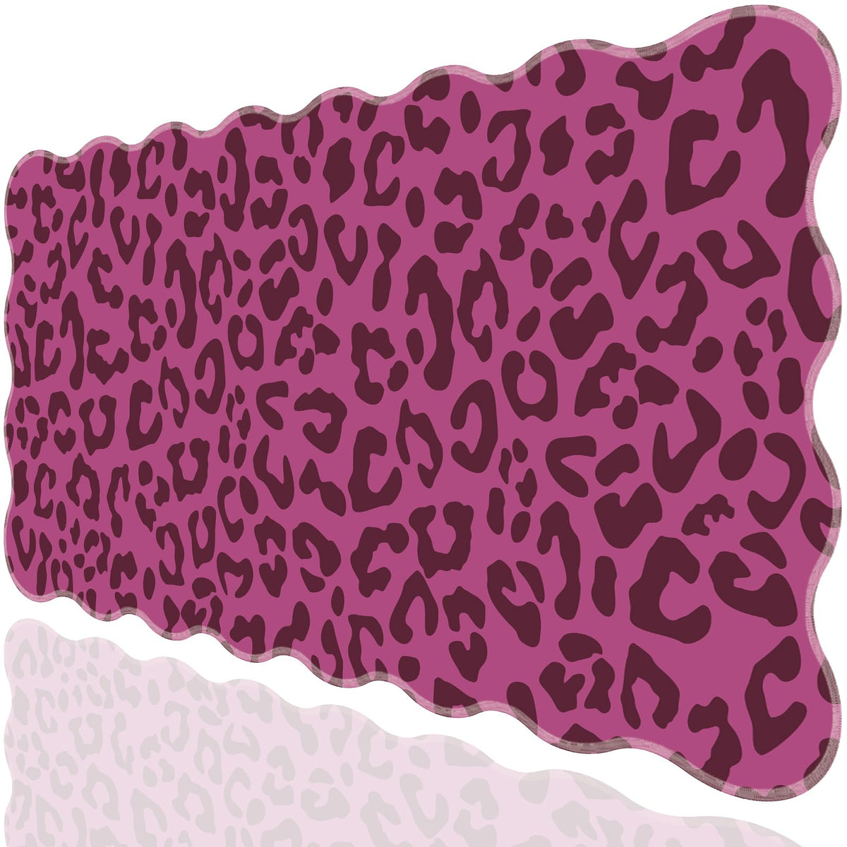 L-SPOUTTO Pink Mouse Pad,Geometric Desk Mat XXL Large Scalloped Gaming Mousepad,35.4x15.7in Non-Slip Rubber Base Keyboard Pad Waterproof Desktop Mat for Laptop Computer Game Home Office-Checkered