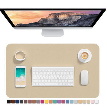 Hsurbtra Desk Pad, 30" x 14" PU Leather Desk Mat, XL Extended Mouse Pad, Waterproof Desktop Blotter Protector, Non-Slip Ultra Thin Large Laptop Keyboard Writing Mat for Office Home, Pink