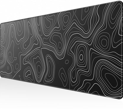 KTRIO Large Gaming Mouse Pad Desk Mat for Gamer, 31.5" x 11.8", Black, XL