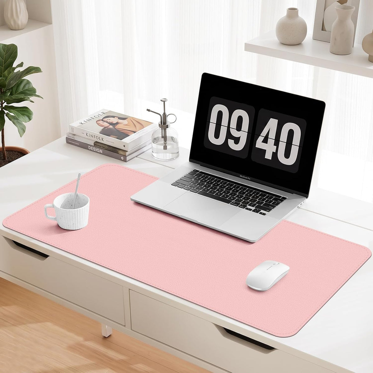 Leather Desk Mat, Desk Pad for Keyboard and Mouse Large Mouse Pads for Desk