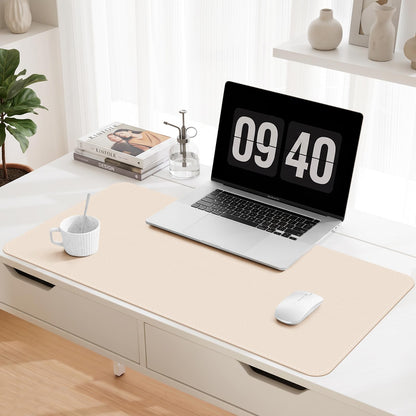 Leather Desk Mat, Desk Pad for Keyboard and Mouse Large Mouse Pads for Desk