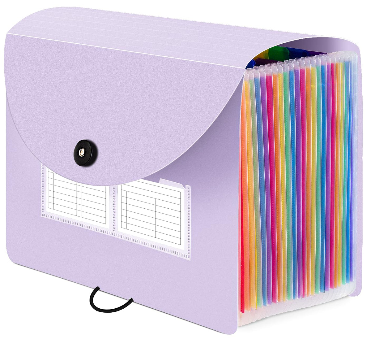 Sooez 24 Pockets Expanding File Folder, Accordion File Organizer, Letter/A4