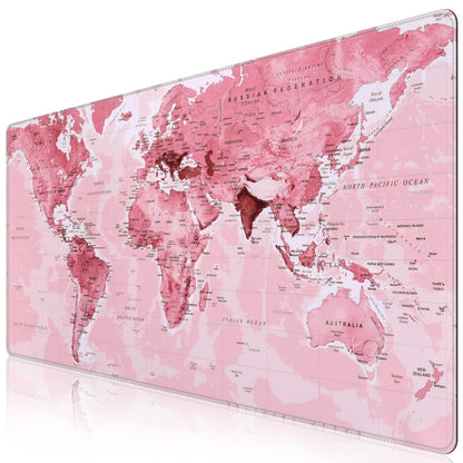 iCasso Desk Cover Mat, Office Mouse Pad,35.4x15.7in,Retro Black
