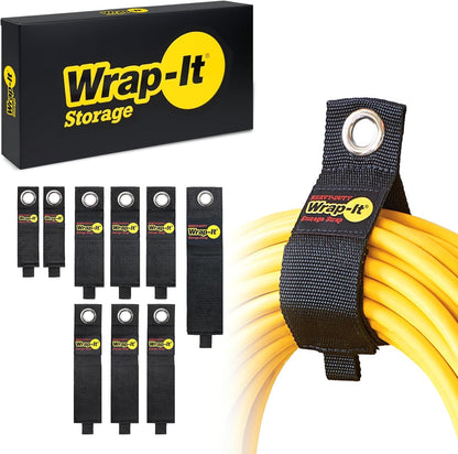 Heavy-Duty Wrap-It Storage Straps - Assorted 6-Pack