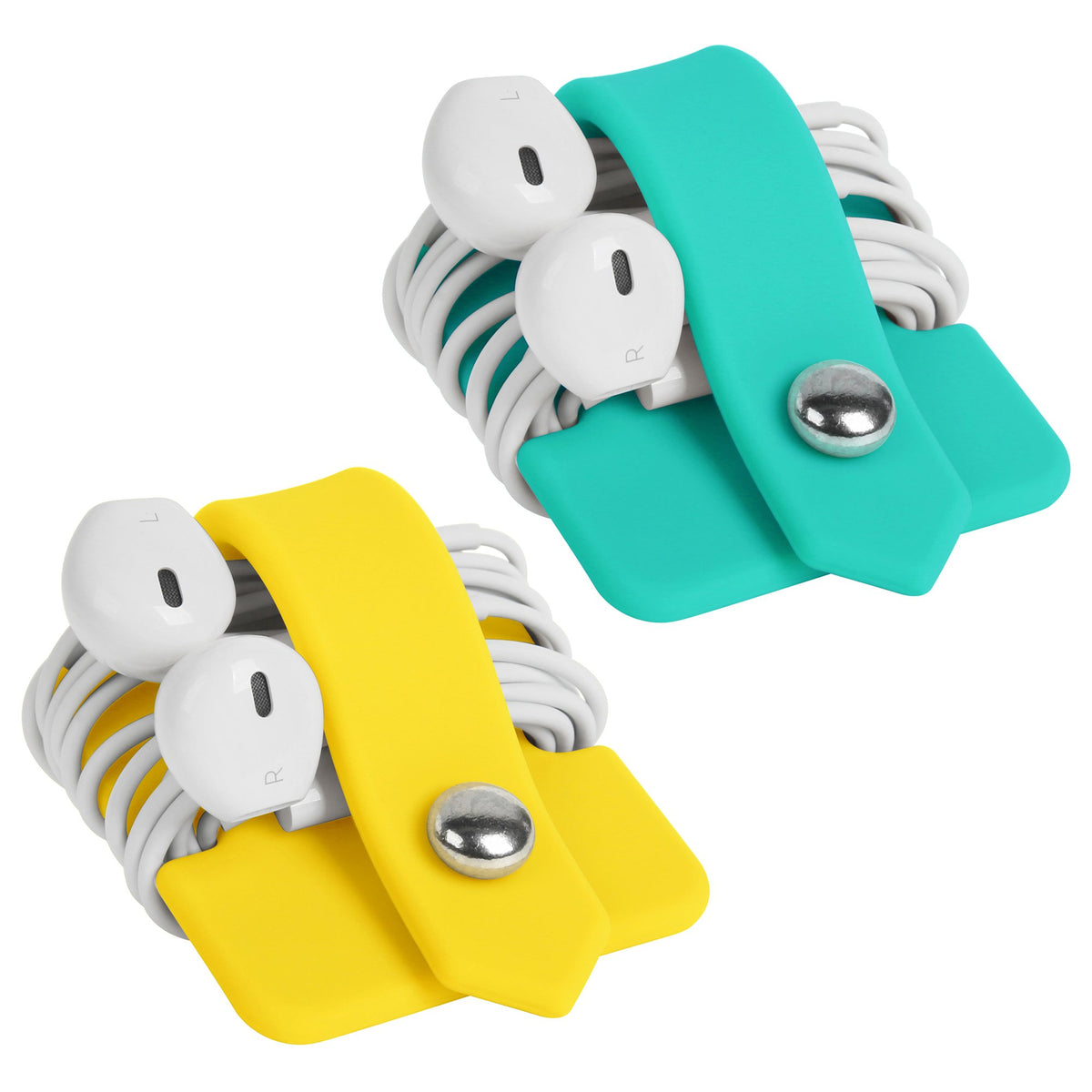 Headphone Case Cord Organizer Earbuds Holder Earphones Case Wrap Winder Headset Keeper Cord Manager Cable Organizer Black