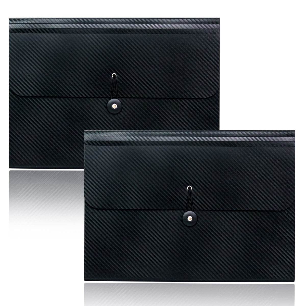Cesil 13 Pockets Accordian File Organizer with Tabs Expanding File Folders