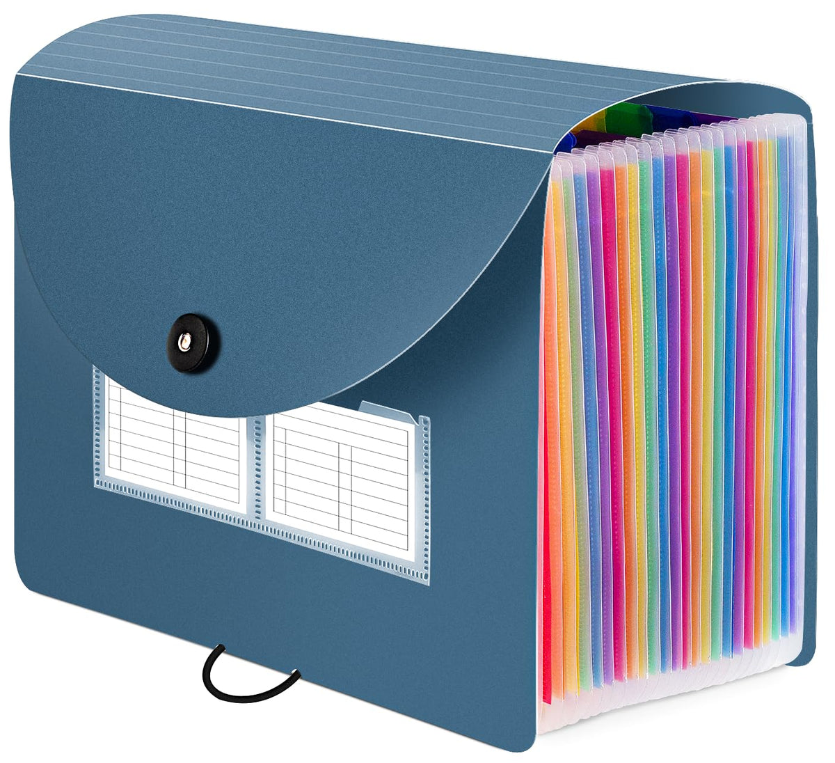 Sooez 24 Pockets Expanding File Folder, Accordion File Organizer, Letter/A4