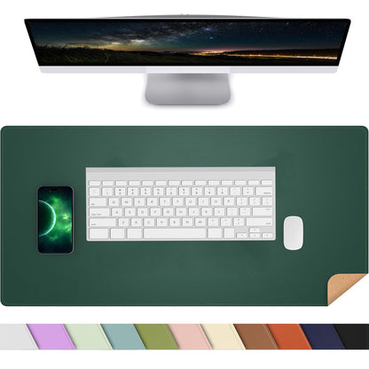AFIING Large Desk Mat, 47" x 17", Black