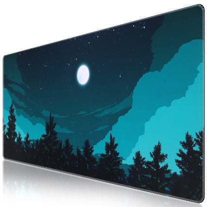 iCasso Desk Cover Mat, Office Mouse Pad,35.4x15.7in,Retro Black