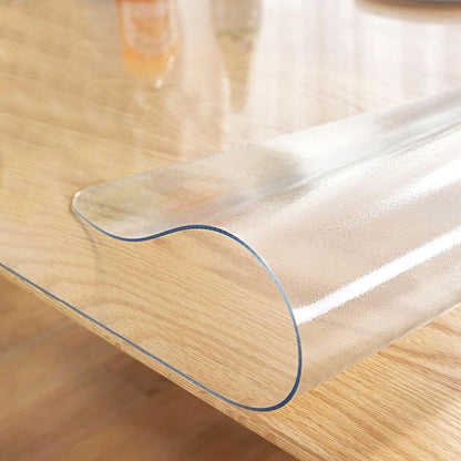 LovePads Clear Desk Mat 16x36 in, 1.5mm Thick Plastic Table Cover Protector