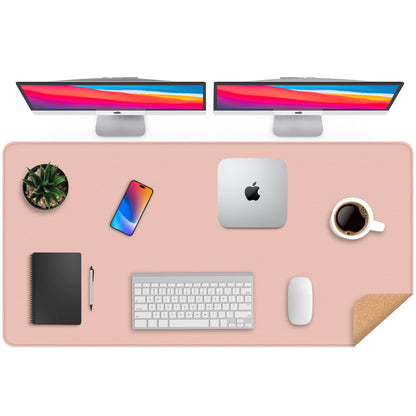AFIING Large Desk Mat, 47" x 17", Black