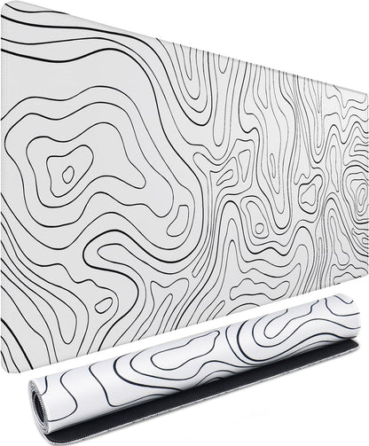 Excel Shortcuts Large Mouse Pad, 31.5 x 15.7 in Mousepad with Stitched Edge