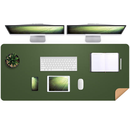 AFIING Large Desk Mat, 47" x 17", Black