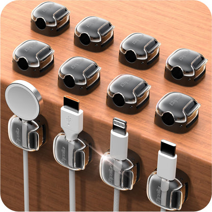 8 Pack Cable Clips, Cord Organizer, Cute Spring Cord Holder