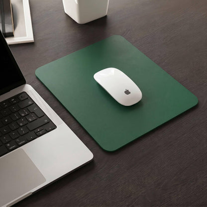 Non-Slip Waterproof Leather Desk Pad Mouse Mat, Purple 31.5x15.7 in