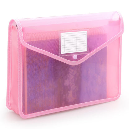 Tamaki Plastic Expanding File Folder, Fit Letter/A4 Size, Black, 1 Pack