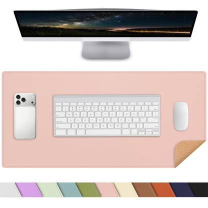 AFIING Large Desk Mat, 47" x 17", Black