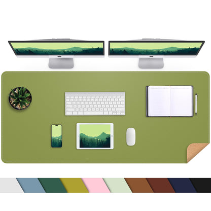 AFIING Large Desk Mat, 47" x 17", Black